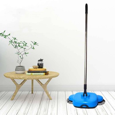 Hand Push Broom Household Manual Floor Sweeper 360 Rotate Magic Broom With Dust Pan