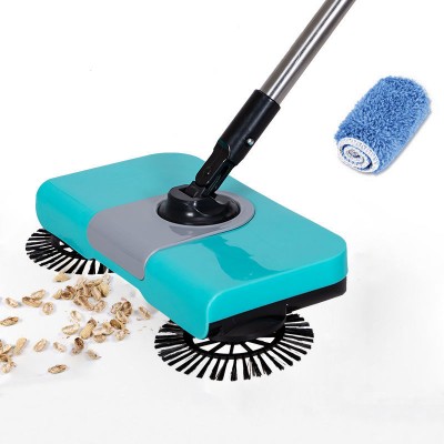 Toprank Household Automatic Hand Push Floor Sweeper Time-saving Magic Spin Broom Cleaner